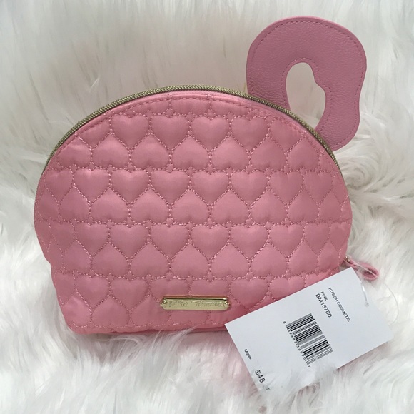 Betsey Johnson Pink Flamingo Cosmetic Bag - Picture 2 of 3